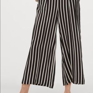 H&M Black and White High Waisted Pants
